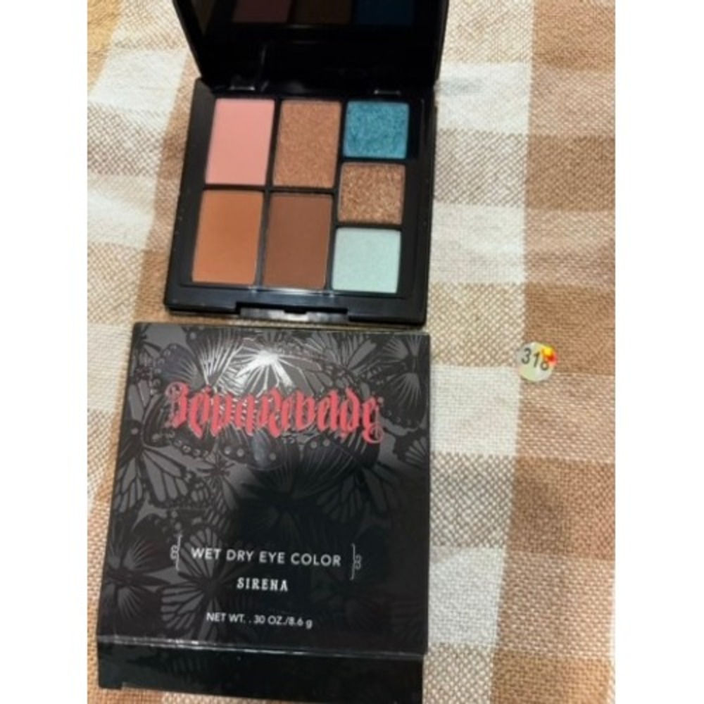 KVD Beauty Kat Von D Esperanza Wet Dry Eye Color Palette Sirena 6 Shades 8.6g